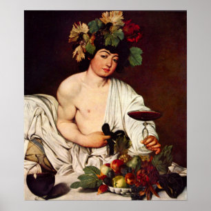 Póster Caravaggio-Bacchus de Miguel Ángel Merisi DA