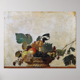 Póster Caravaggio_Canestra_Di_Frutta_Caravaggio