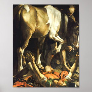 Póster Caravaggio Conversion Camino A Damasco De San Pabl