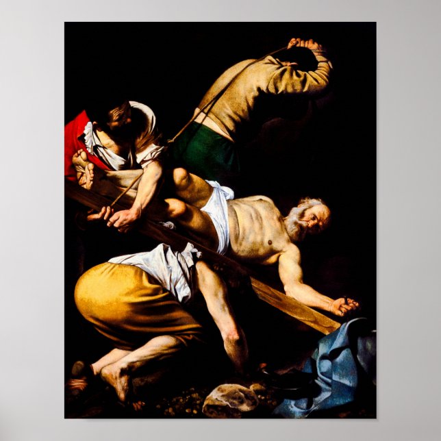 Póster Caravaggio: Crucifixion of Saint Peter (Frente)