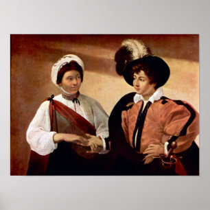Póster Caravaggio-El adivino