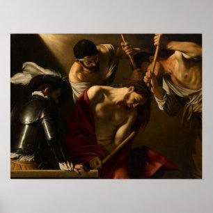 Póster Caravaggio - El Coronado Con Tornos