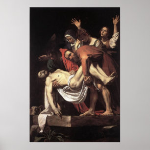 Póster Caravaggio El Entombment