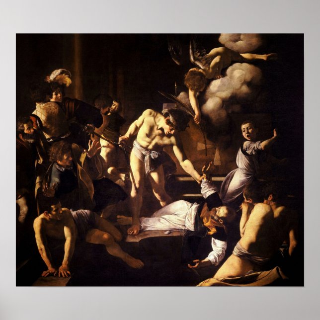 Póster Caravaggio - El Martirio De San Mateo 1600 (Frente)