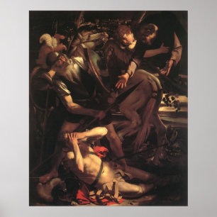 Póster Caravaggio La Conversión De San Pablo