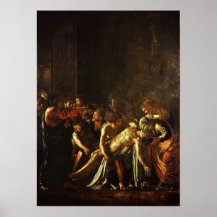 Póster Caravaggio - La Resurrección de Lázaro 1609