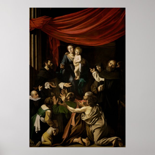 Póster Caravaggio - Madonna Of The Rosary (Frente)