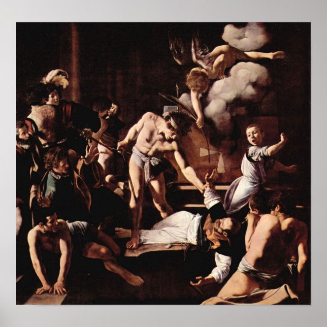 Póster Caravaggio-Martyrdom de San Mateo (Frente)