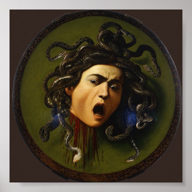 Póster Caravaggio Medusa Bella Artes (Frente)