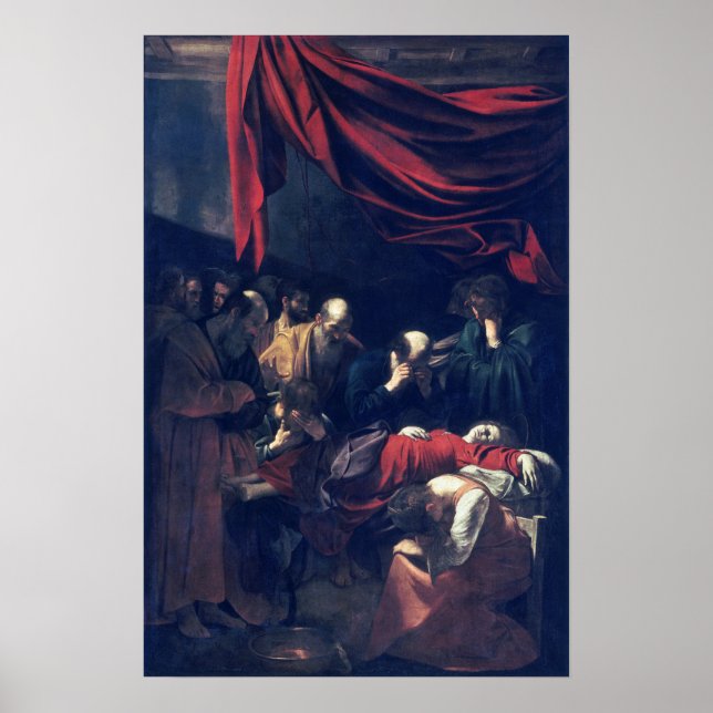 Póster Caravaggio Muerte de la Virgen (Frente)