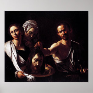 Póster Caravaggio - Salome Con El Jefe De Juan Bautista