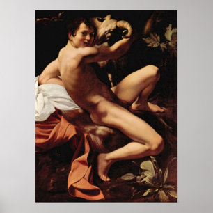 Póster Caravaggio-St. John el Bautista