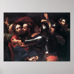 Póster Caravaggio Toma De Cristo