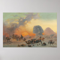 Caravana en el desierto en Simoom