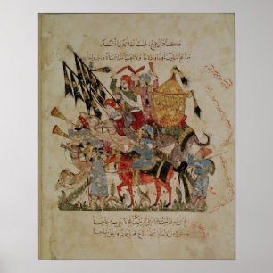 Póster Caravana que va a La Meca