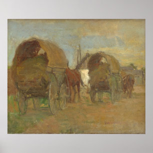 Póster Caravanas gitanas (1918) Elemír Halász-Hradil