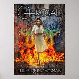 Póster Carbón: doncella