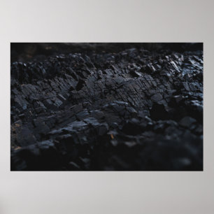 PÓSTER CARBÓN NEGRO