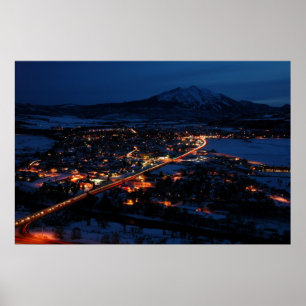 Póster Carbondale Winter's Night