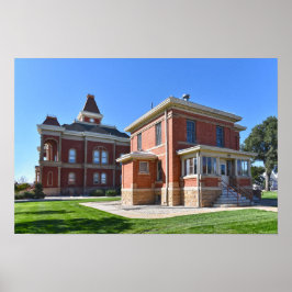 Póster Cárcel y Tribunal del Condado de Bent, Colorado
