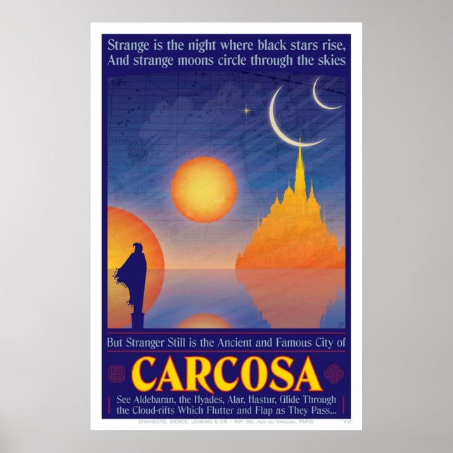 Póster Carcosa v2 (Frente)