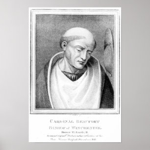 Póster Cardenal Henry Beaufort, obispo de Winchester