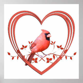Póster Cardinal in Heart