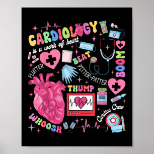 Póster Cardiólogo Cvicu Enfermera Cardiaca La Cardiología