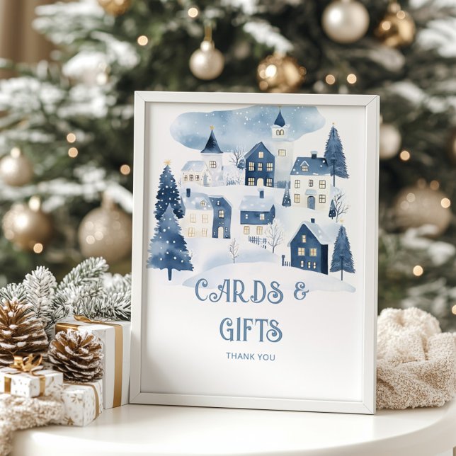 Póster Cards and gifts Christmas village Baby Shower (Subido por el creador)