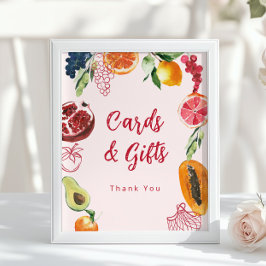 Póster Cards and Gifts Off the Market Vibrant Bridal