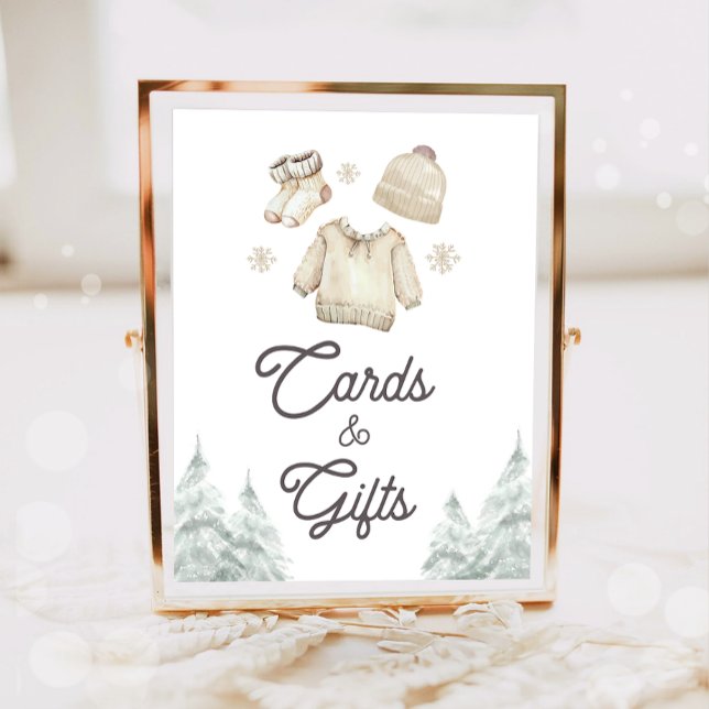 Póster Cards and Gifts Winter Baby It's Cold Outside (Subido por el creador)