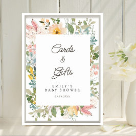 Póster Cards &Gifts! Wildflower Garden Charm