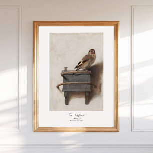 Póster Carel Fabritius Goldfinch Dutch 1654 Bella Artes