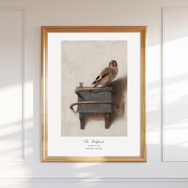 Póster Carel Fabritius Goldfinch Dutch 1654 Bella Artes (Subido por el creador)