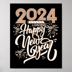 Póster Carga de Año Nuevo 2024