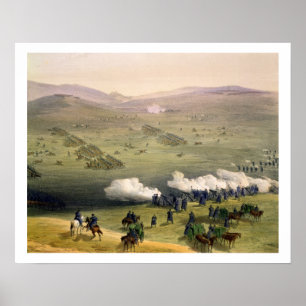 Póster Carga de la brigada de la caballería ligera, el 25