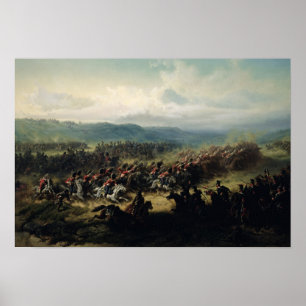 Póster Carga de la brigada ligera, el 25 de octubre de