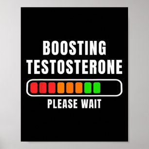 Póster Carga de testosterona intensificada