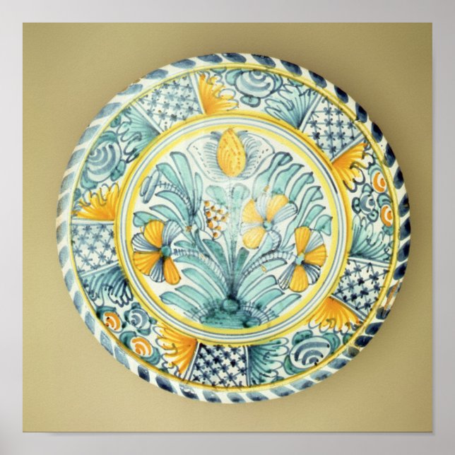 Póster Cargador de software de Bluedash, alfarería Lambet (Frente)