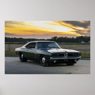 Póster Cargador Dodge 1969