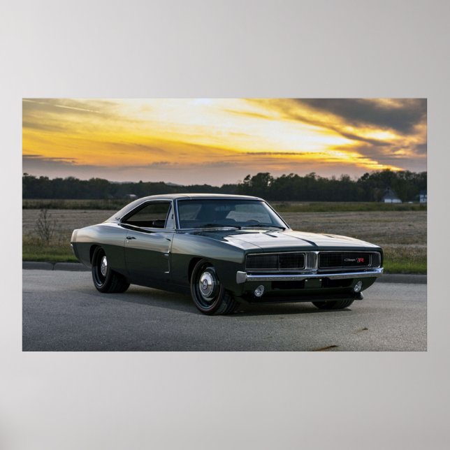 Póster Cargador Dodge 1969 (Frente)