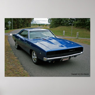 Póster Cargador dodge de 1968 440 magnum