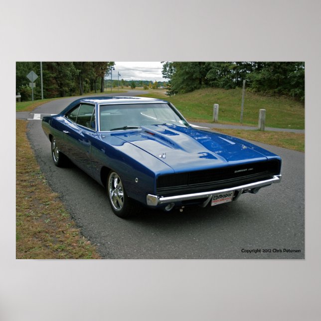 Póster Cargador dodge de 1968 440 magnum (Frente)