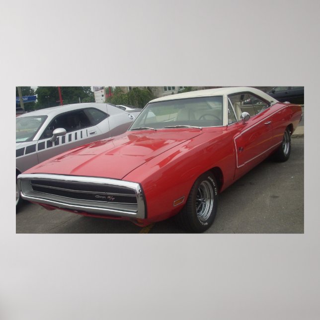 Póster Cargador Dodge R/T de 1970 (Frente)