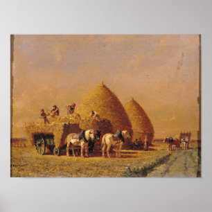 Póster Cargando el carrito