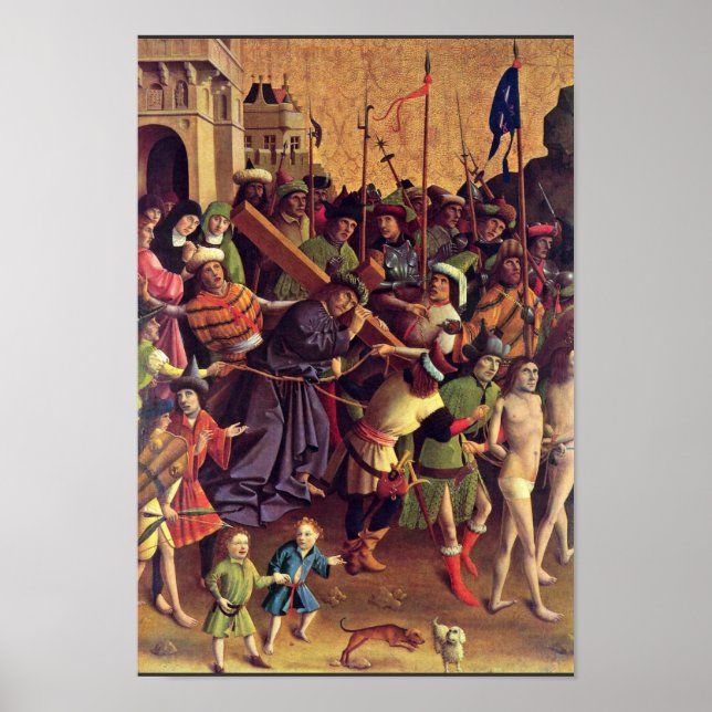 Póster Cargando La Cruz Por El Señor Der Darmstädter Pass (Frente)