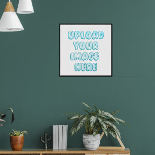 Póster Cargar el logotipo de imagen de tus amores