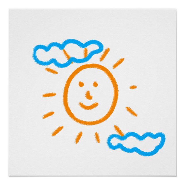 Póster Cargar los dibujos de los niños convierte los dibu (Anverso)