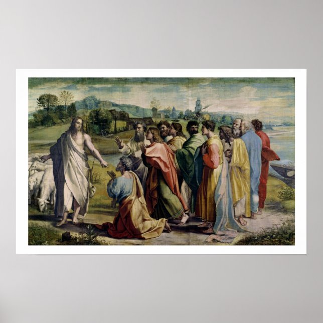 Póster Cargo de Cristo a San Pedro (personalizado de la l (Frente)