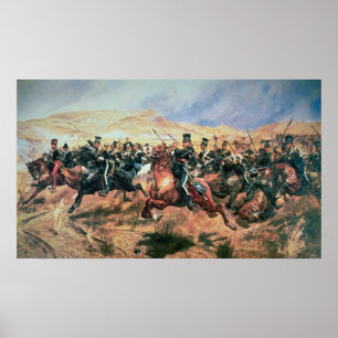 Póster Cargo de la Brigada Ligera